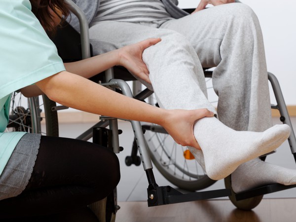 Rehabilitace s imobilním klientem